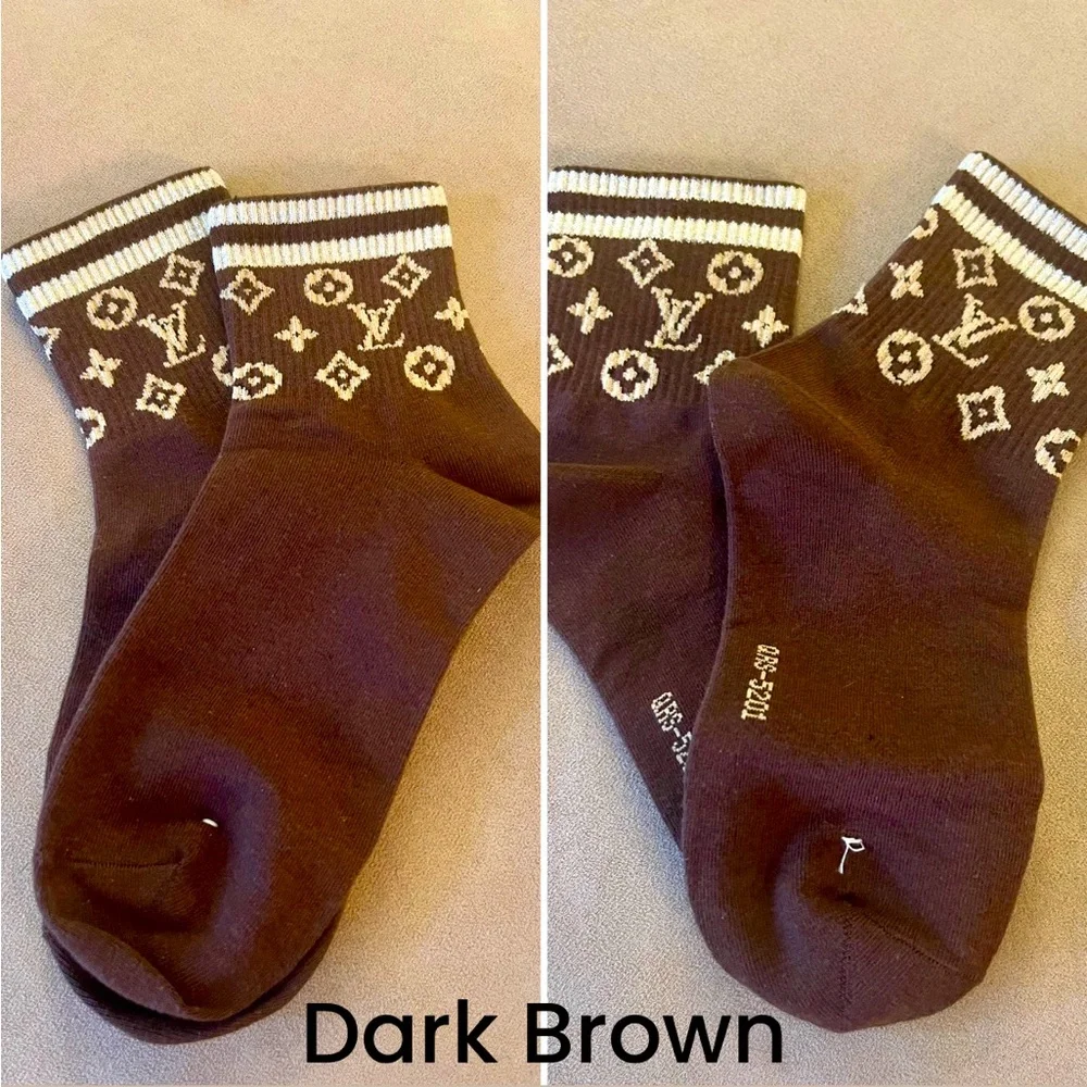 Monogram Patterned Socks - Picture 3 of 6